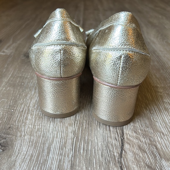🛍️$3 in a bundle 🛍️🆕Franco Sarto Metallic Block Heels - Picture 7 of 8